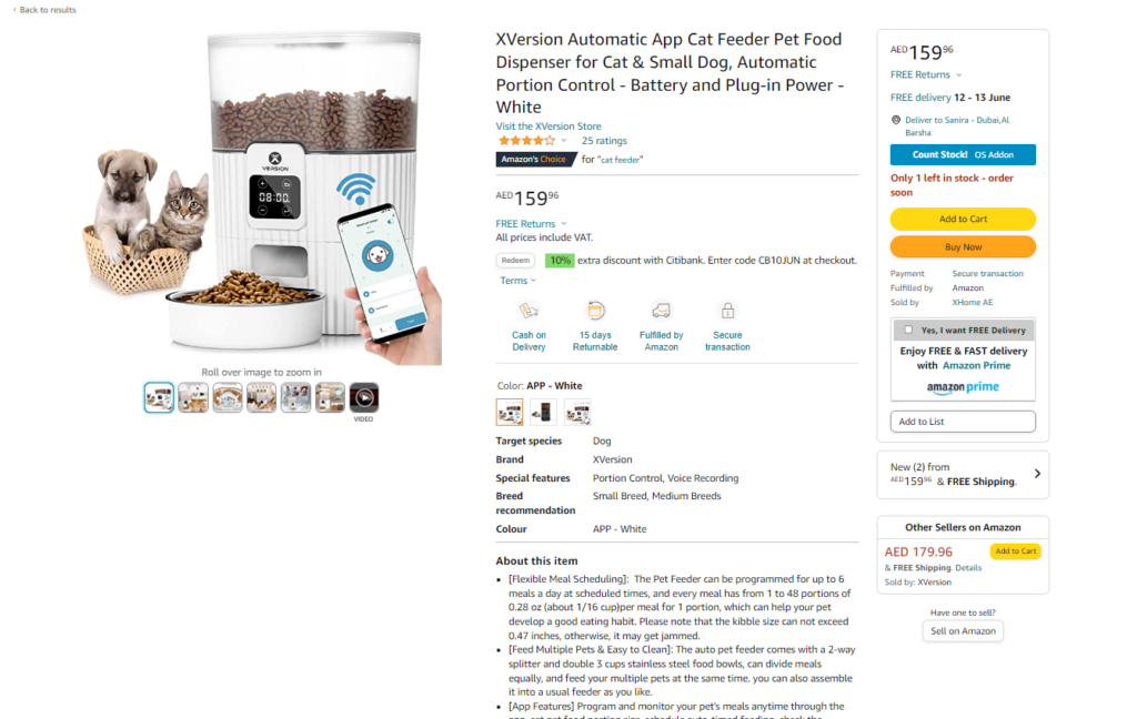 Example for a winning product
